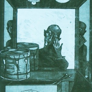 In front of the Mirror